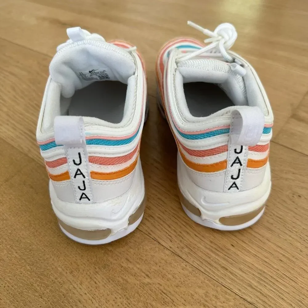 JAJA x Nike Air Repo Sneakers in White and Multi